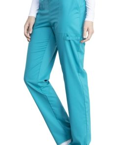 Cherokee Workwear Women's Mid Rise Scrub Pant -Silverts-shop 3 ck ww041ab 650