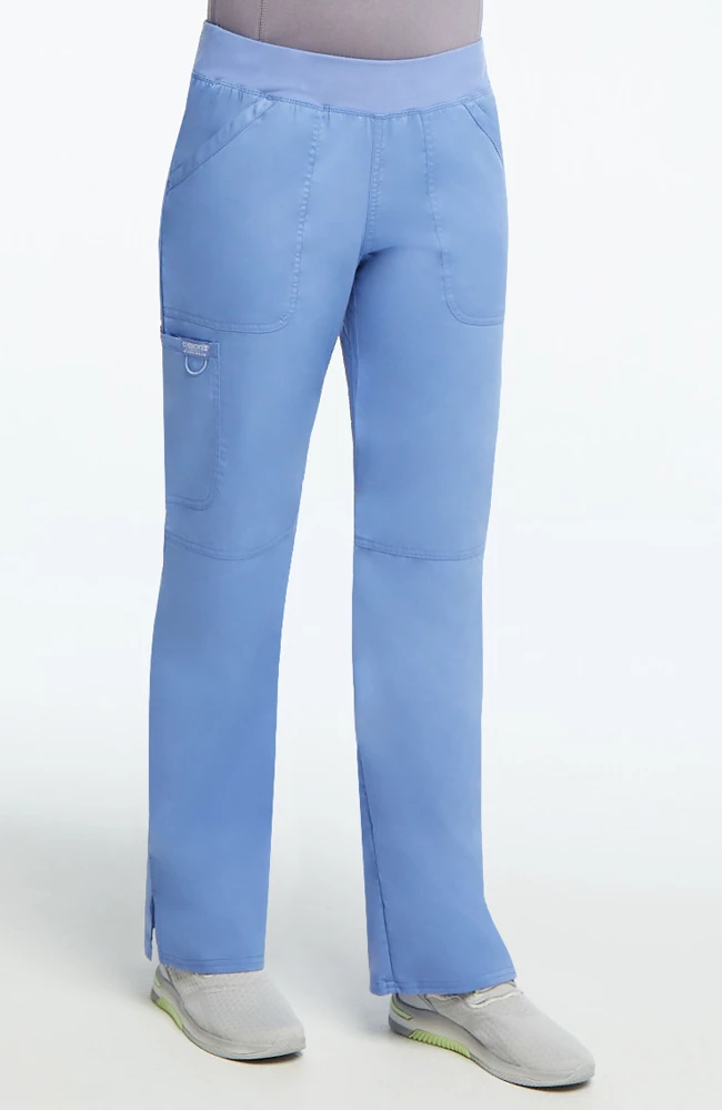 Cherokee Workwear Clearance Women's Elastic Waistband Cargo Pull-On Scrub Pant - Image 3