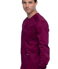 Cherokee Workwear Clearance Men's Snap Front Solid Scrub Jacket 8 Cherokee Workwear Clearance Men's Snap Front Solid Scrub Jacket -Silverts-shop 3 ck ww380 clearance 650