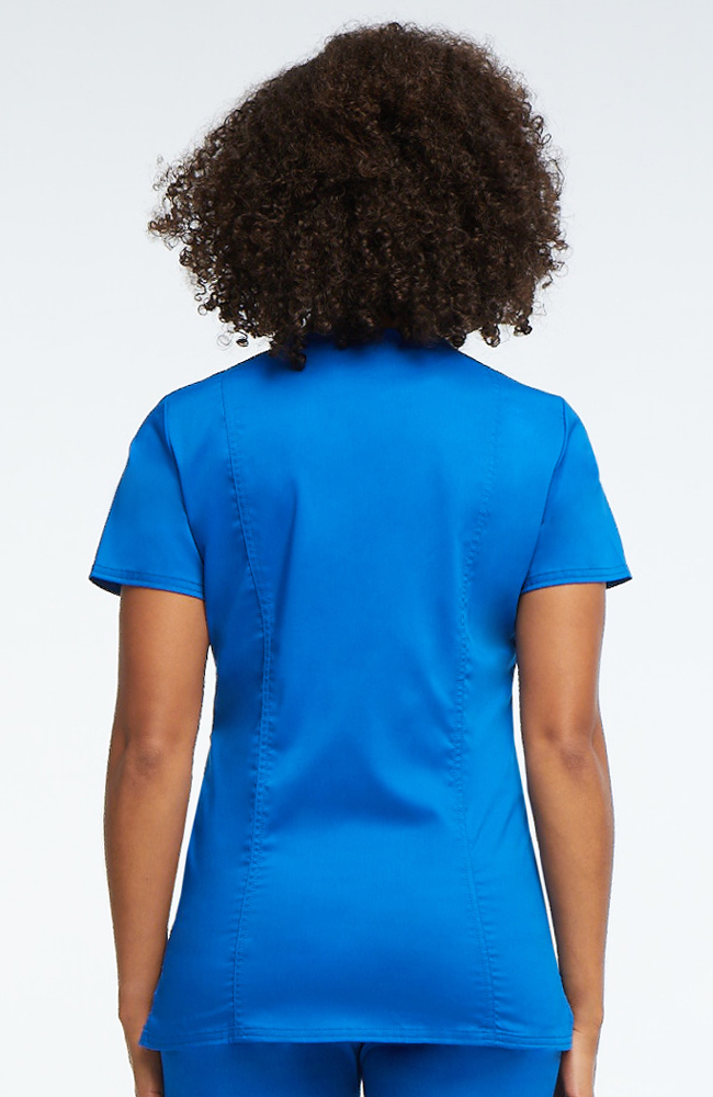 Clearance Women's V-Neck Solid Scrub Top Cherokee Workwear Clearance Women's V-Neck Solid Scrub Top -Silverts-shop 3 ck ww620 clearance 650