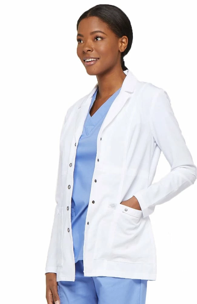 Dickies Clearance Women's Snap Front 28" Lab Coat - Image 3