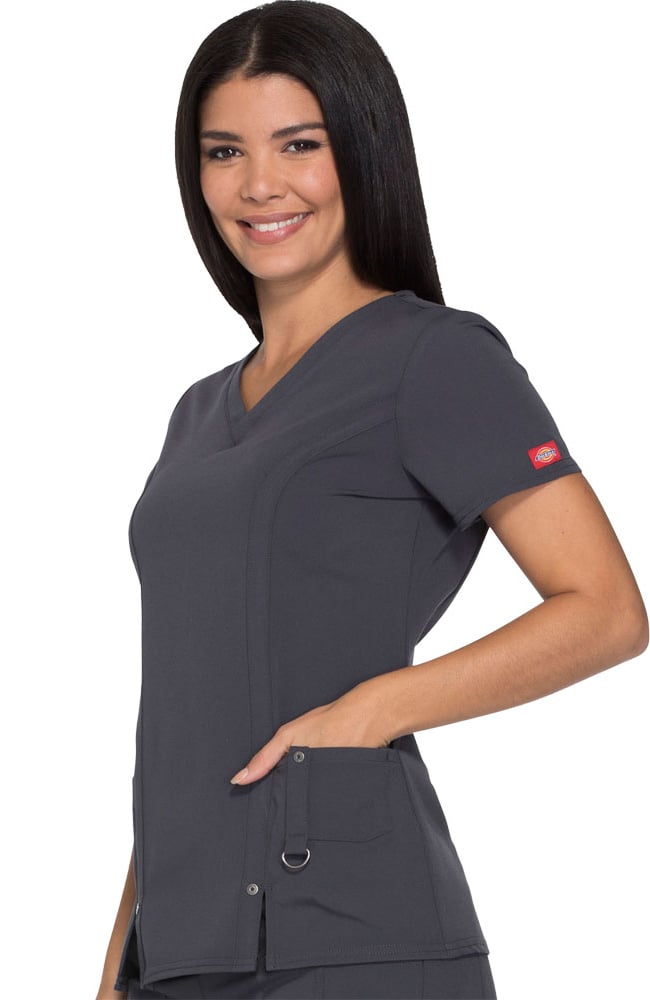 Clearance Women's V-Neck Solid Scrub Top Dickies Clearance Women's V-Neck Solid Scrub Top -Silverts-shop 3 di 82851 clearance 650