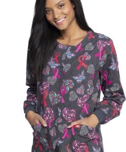 Dickies Clearance Women's Snap Front Speck-Tacular Love Print Scrub Jacket 4 Dickies Clearance Women's Snap Front Speck-Tacular Love Print Scrub Jacket -Silverts-shop 3 di dk301 printclearance 650