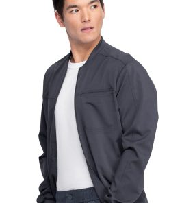Dickies Men's Zip Front Jacket 8 Dickies Men's Zip Front Jacket -Silverts-shop 3 di dk370 650
