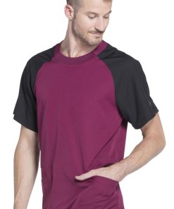 Dickies Clearance Men's Crew Neck Colorblock Raglan Sleeve Solid Scrub Top 8 Dickies Clearance Men's Crew Neck Colorblock Raglan Sleeve Solid Scrub Top -Silverts-shop 3 di dk670 clearance 650