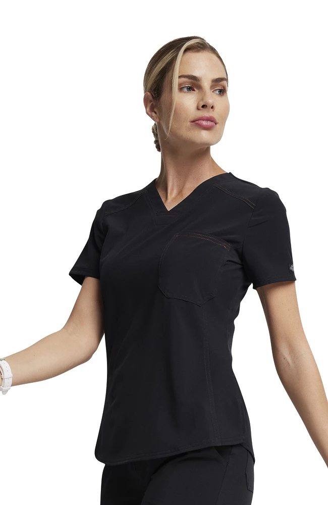 Dickies Women's Tuckable V-Neck Scrub Top - Image 3