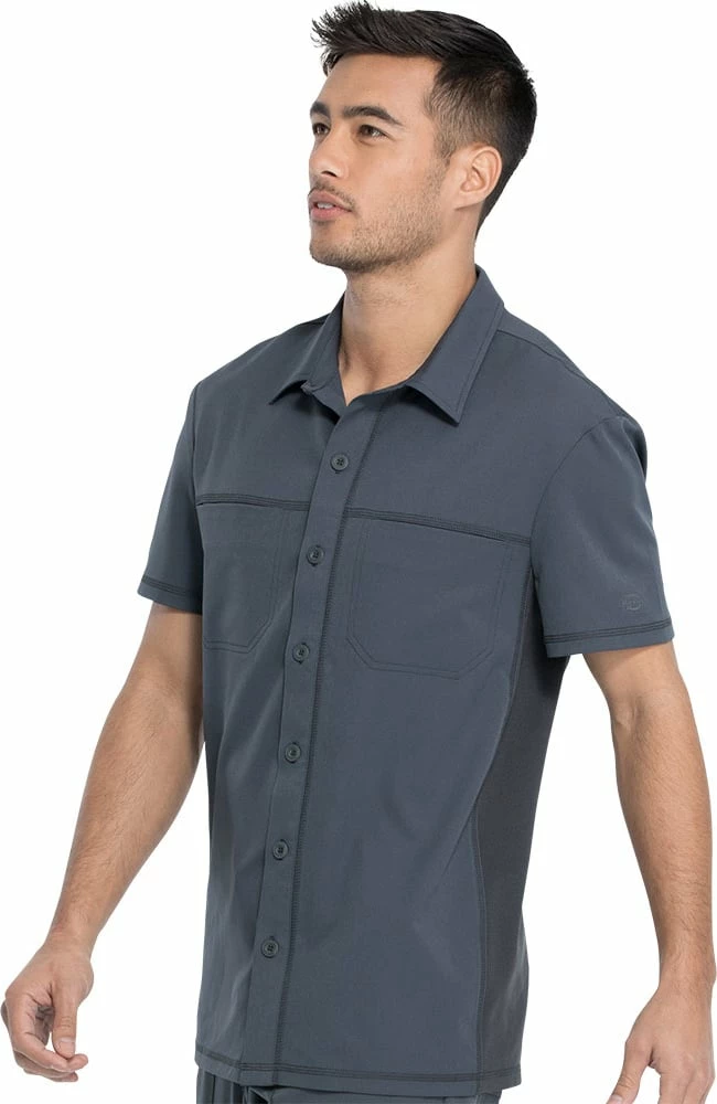 Dickies Men's Button Front Polo Shirt - Image 3