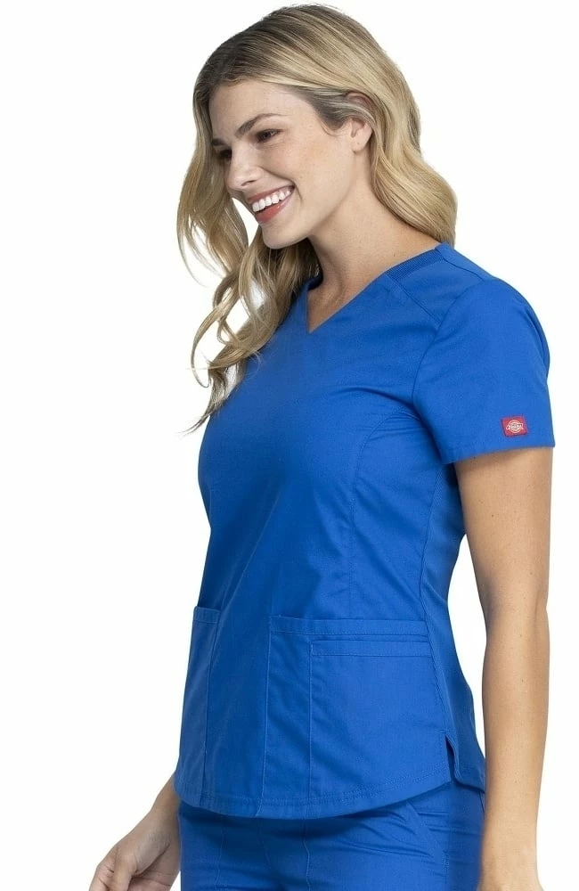 Dickies Women's V-Neck Solid Scrub Top - Image 3
