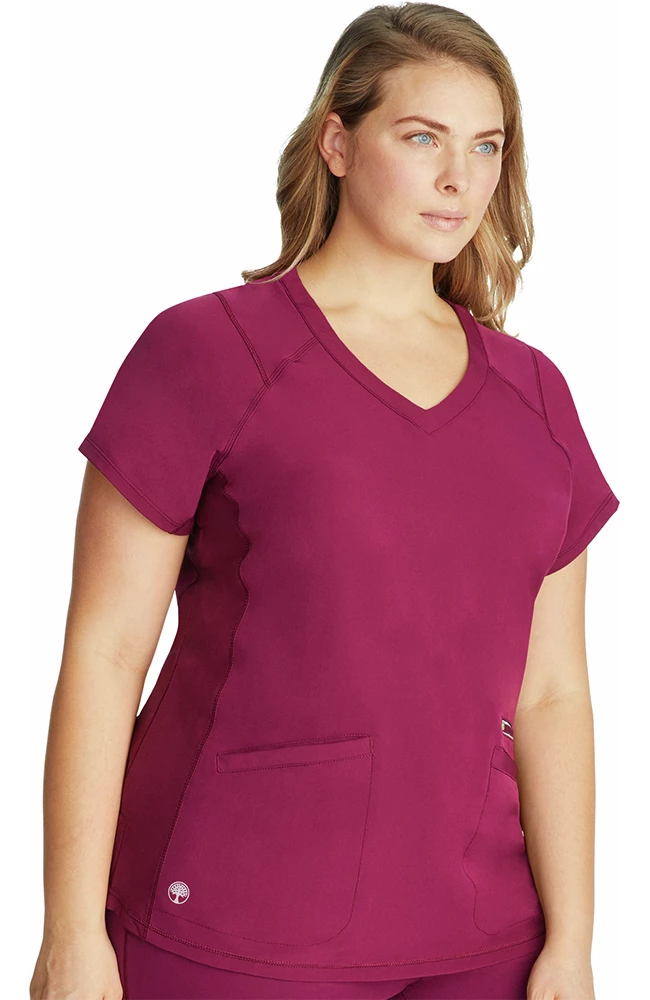 Healing Hands Clearance Women's Serena V-Neck Solid Scrub Top - Image 3