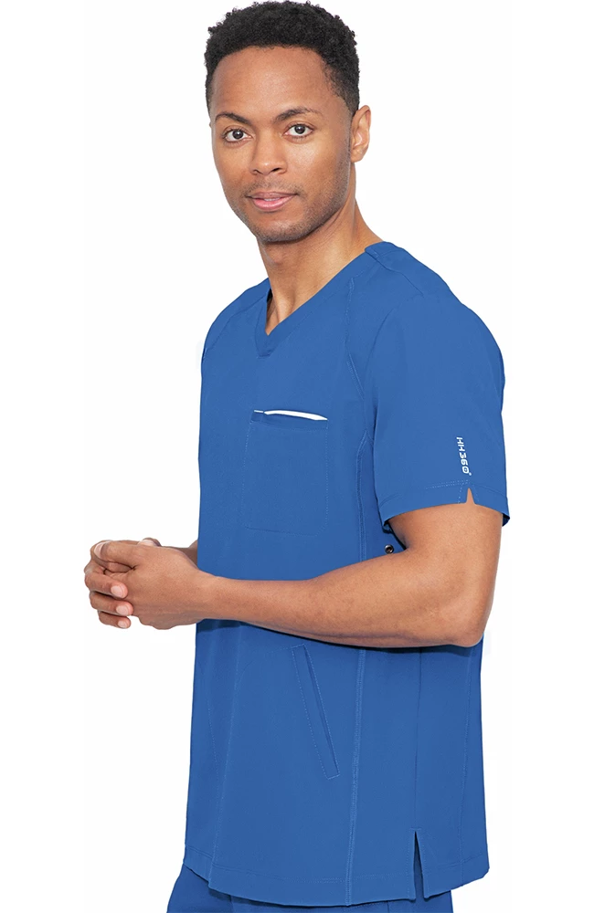 Healing Hands Clearance Men's Steven V-Neck Solid Scrub Top - Image 3