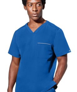 Healing Hands Men's Spencer V-Neck Scrub Top -Silverts-shop 3 hh 2381 650
