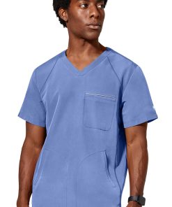 Healing Hands Men's Steven V-Neck Scrub Top 4 Healing Hands Men's Steven V-Neck Scrub Top -Silverts-shop 3 hh 2382 650