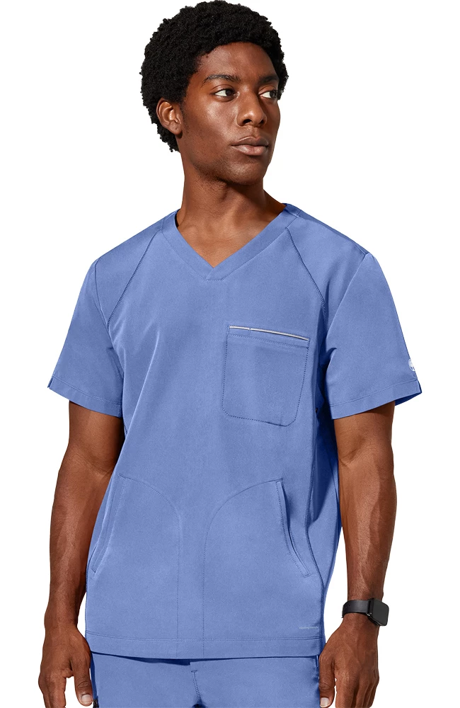 Healing Hands Men's Steven V-Neck Scrub Top - Image 3