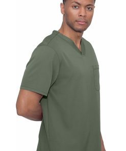 Healing Hands Men's Mason Solid Scrub Top 4 Healing Hands Men's Mason Solid Scrub Top -Silverts-shop 3 hh 2591 650