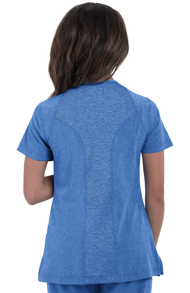 Koi Clearance Women's Charlotte Solid Scrub Top - Image 3