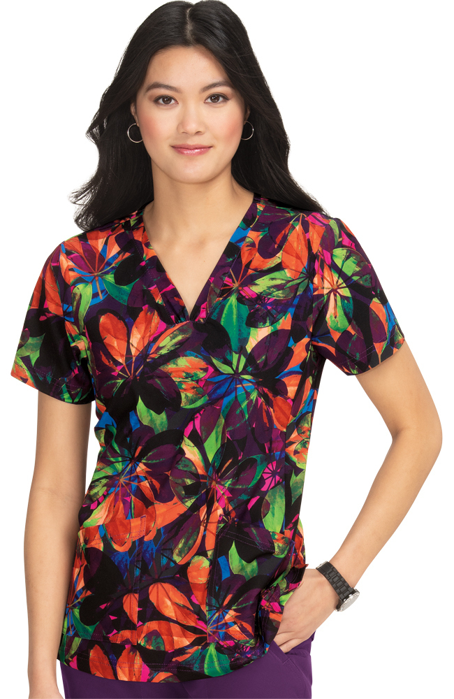Clearance Planet Koi Women's Aria Falling Leaves Print Scrub Top Clearance Planet Koi Women's Aria Falling Leaves Print Scrub Top -Silverts-shop 3 ko 1075pr printclearance 650