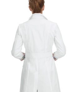 Koi Women's Geneva With Contrast 35¾" Lab Coat -Silverts-shop 3 ko 408 650