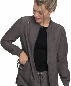 Koi Women's Always In Motion Solid Scrub Jacket -Silverts-shop 3 ko 458 650