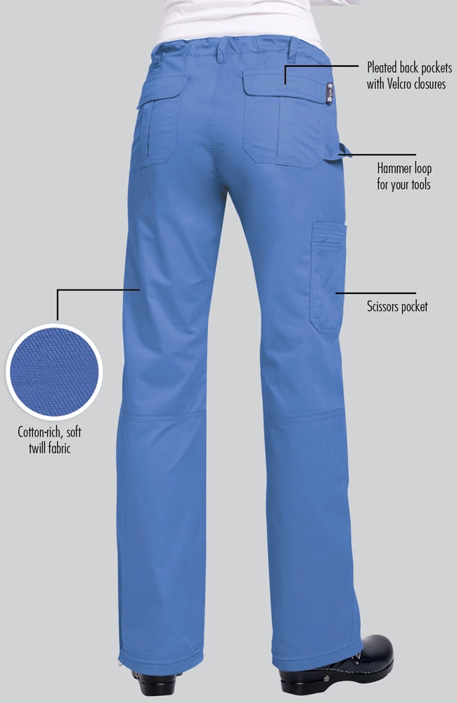 Koi Clearance Women's Lindsey Drawstring Elastic Waist Scrub Pant - Image 3