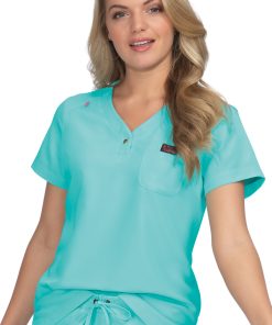 Koi Women's Rosemary Solid Scrub Top 4 Koi Women's Rosemary Solid Scrub Top -Silverts-shop 3 ko b122 650