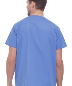 Landau Clearance Men's 5-Pocket Solid Scrub Top -Silverts-shop 3 ln 7489 clearance 650