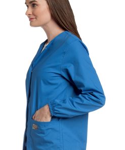 Landau Clearance Women's Warm Up Solid Scrub Jacket 4 Landau Clearance Women's Warm Up Solid Scrub Jacket -Silverts-shop 3 ln 75221 clearance 650