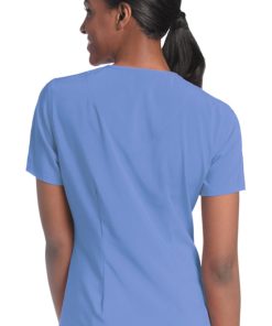 Urbane Women's Motivate V-Neck Solid Scrub Top With Tonal Stitching 7 Urbane Women's Motivate V-Neck Solid Scrub Top With Tonal Stitching -Silverts-shop 3 ln 9015 650