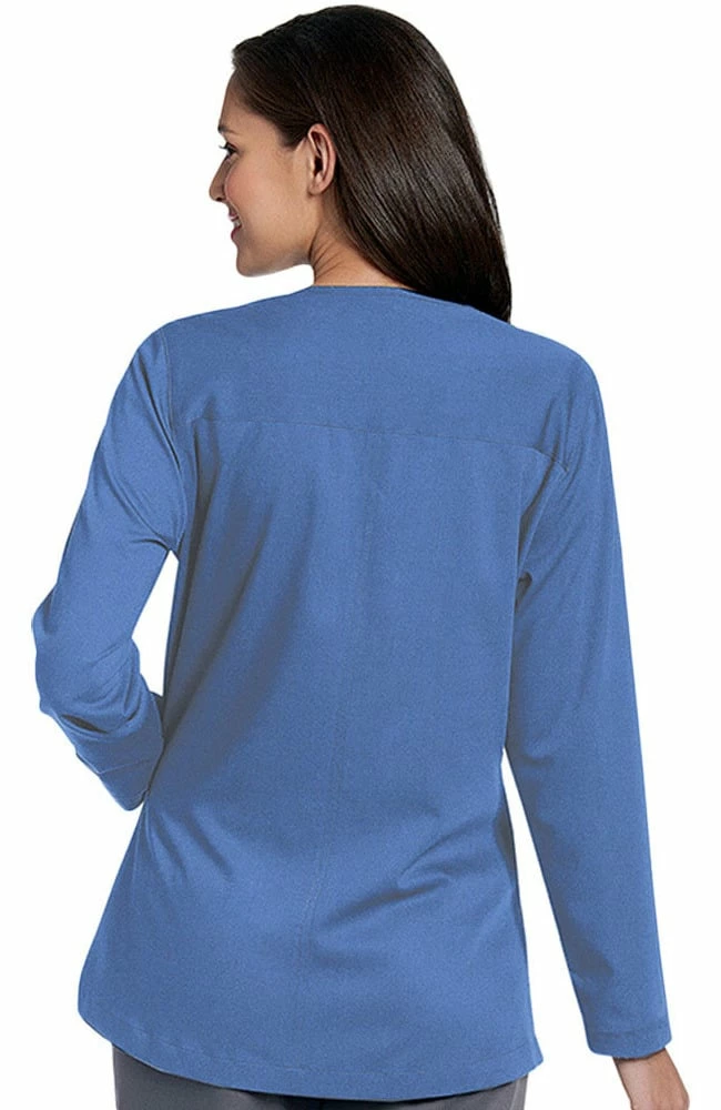 Urbane Clearance Women's Button Front Scrub Jacket - Image 3