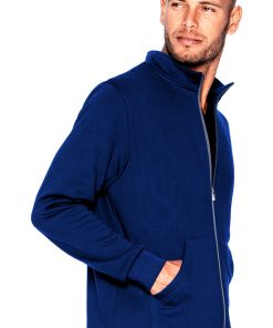 Urbane Men's Fleece Solid Scrub Jacket -Silverts-shop 3 ln 9972 650