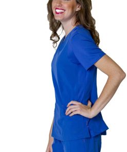 Smitten Clearance Women's Miracle Solid Scrub Top 4 Smitten Clearance Women's Miracle Solid Scrub Top -Silverts-shop 3 ln s101005clearance 650