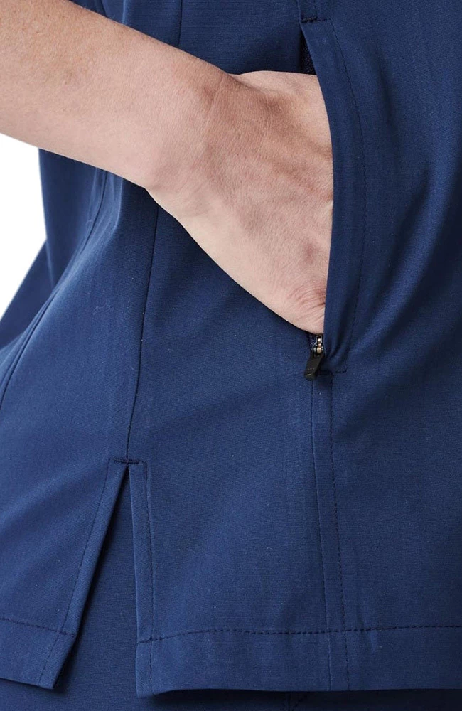 Medelita Women's Vista Solid Scrub Top - Image 3