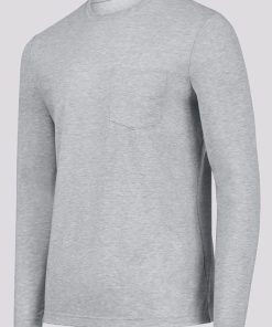 Medelita Men's Long Sleeve Eco T-Shirt -Silverts-shop 3 md kt22178 650