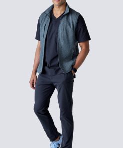 Medelita Men's Strata Fleece Sweater Vest -Silverts-shop 3 md sj22172 650