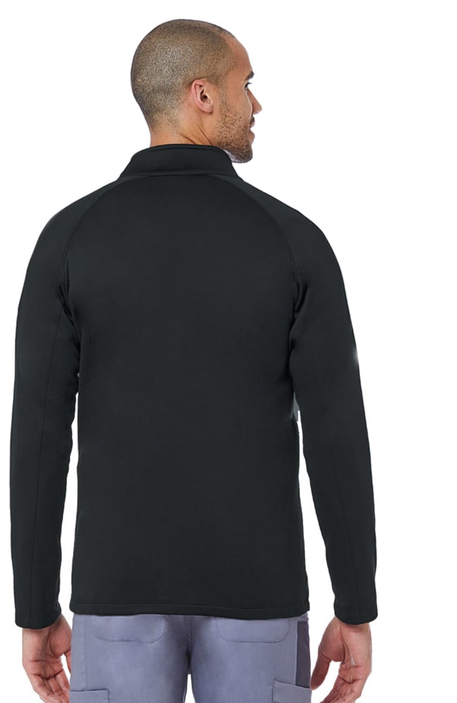 Maevn Uniforms Men's Raglan Sleeve Fleece Solid Scrub Jacket 5 Maevn Uniforms Men's Raglan Sleeve Fleece Solid Scrub Jacket - Image 3