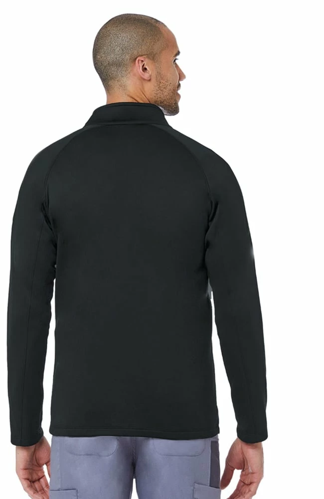 Maevn Uniforms Men's Raglan Sleeve Fleece Solid Scrub Jacket - Image 3