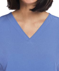 Maevn Uniforms Women's Contoured Solid Scrub Top 4 Maevn Uniforms Women's Contoured Solid Scrub Top -Silverts-shop 3 mv 4511 650