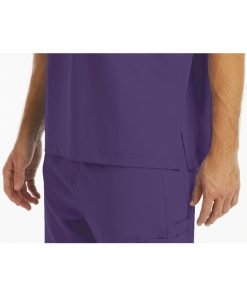 Maevn Uniforms Men's Chest Pocket V-Neck Scrub Top -Silverts-shop 3 mv 5801 650