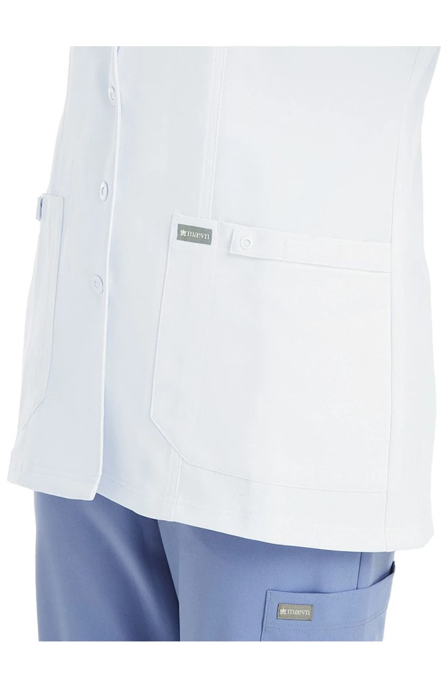 Maevn Uniforms Women's 29" Notch Collar Consultation Lab Coat - Image 3