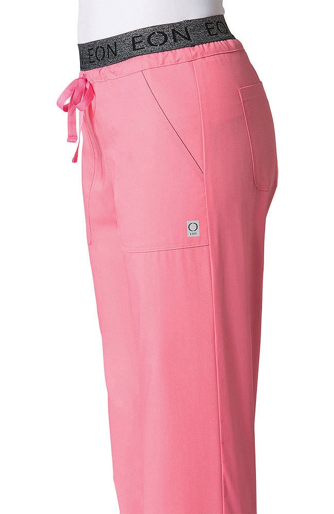 Women's COOLMAX Logo Elastic Drawstring Waistband Scrub Pant EON Women's COOLMAX Logo Elastic Drawstring Waistband Scrub Pant -Silverts-shop 3 mv 7348 650