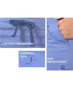 Maevn Uniforms Women's Multi Pocket Flare Leg Scrub Pant -Silverts-shop 3 mv 9102 650