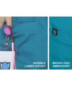 Maevn Uniforms Women's Boot Cut Cargo Scrub Pant 4 Maevn Uniforms Women's Boot Cut Cargo Scrub Pant -Silverts-shop 3 mv 9626 650