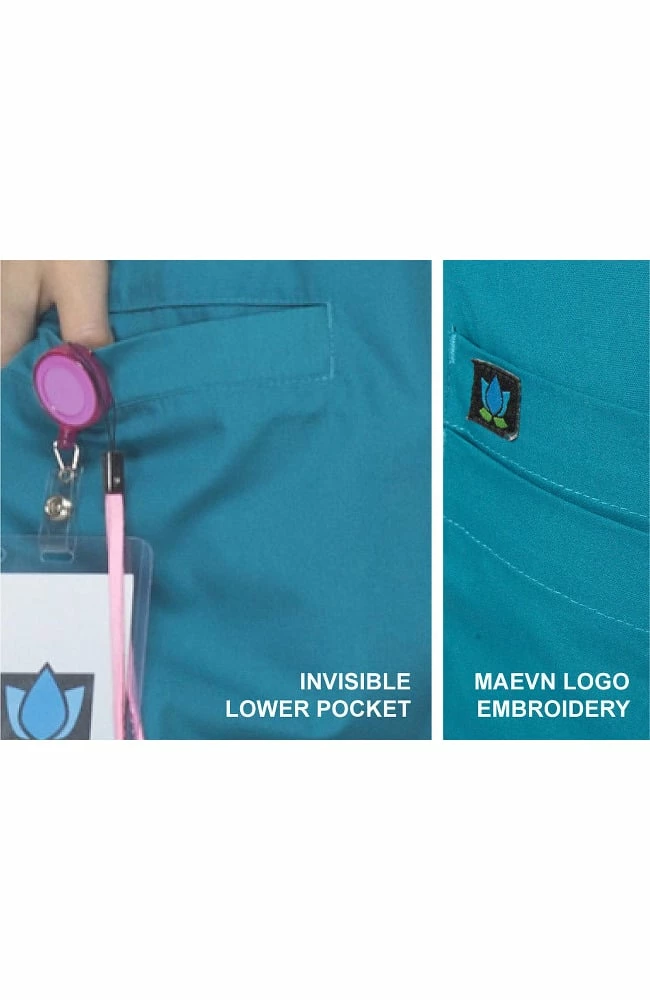 Maevn Uniforms Women's Boot Cut Cargo Scrub Pant - Image 3