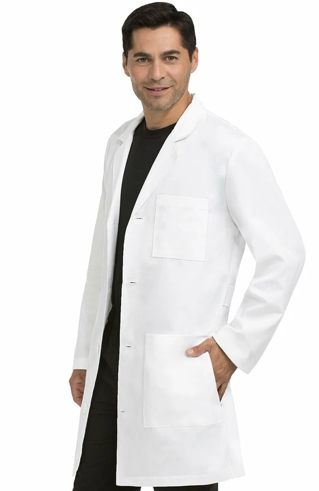 Med Couture Clearance Men's 38" Lab Coat - Image 3