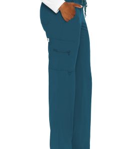 Med Couture Women's Transformer Knit Waistband Drawstring Scrub Pant -Silverts-shop 3 pe 8747 650