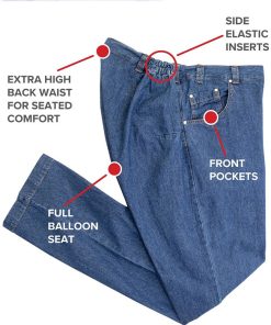 Silverts Clearance Men's Stretch Denim Wheelchair Jeans 4 Silverts Clearance Men's Stretch Denim Wheelchair Jeans -Silverts-shop 3 si 41050 clearance 650