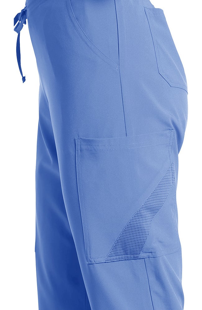 Women's Drawstring Cargo Scrub Pant White Cross Women's Drawstring Cargo Scrub Pant -Silverts-shop 3 wc 397 650
