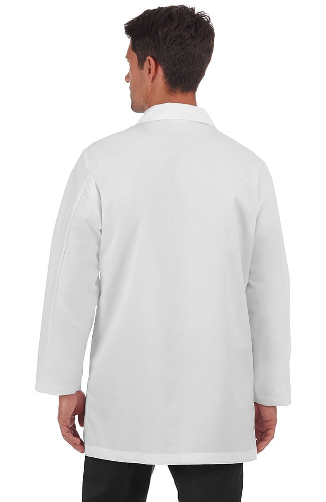 META Labwear Clearance Fundamentals By Men's 34" Lab Coat 5 META Labwear Clearance Fundamentals By Men's 34" Lab Coat - Image 3