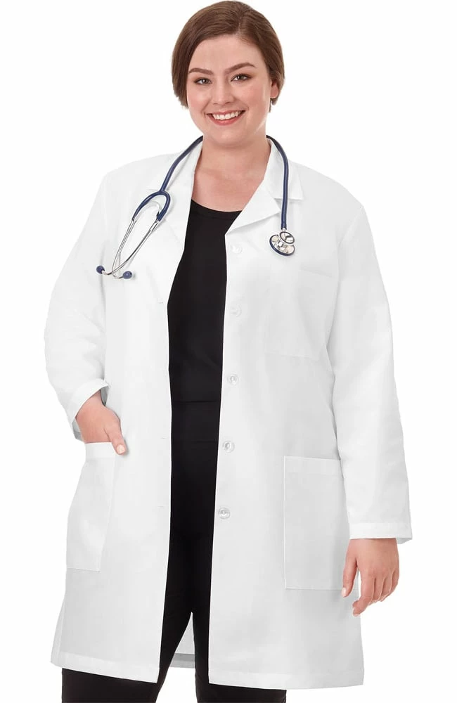 META Labwear Clearance Fundamentals By Women's 37" Lab Coat - Image 3
