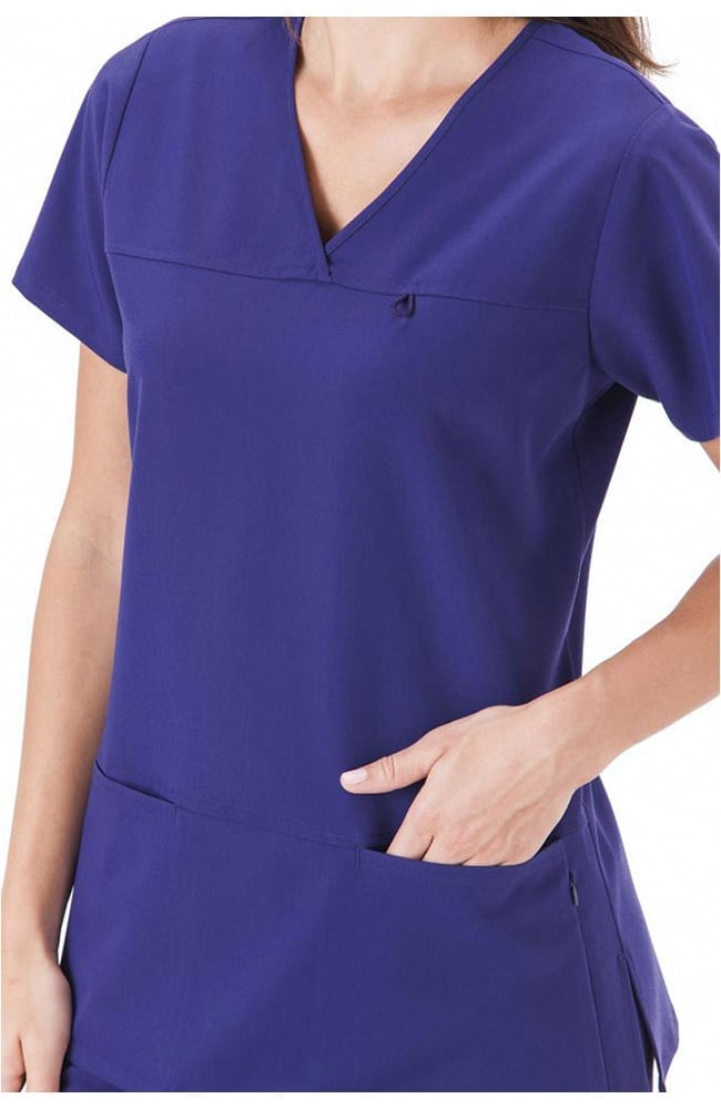 Clearance Women's 6 Pocket Solid Scrub Top Jockey Scrubs Clearance Women's 6 Pocket Solid Scrub Top -Silverts-shop 3 wh 2299 clearance 650