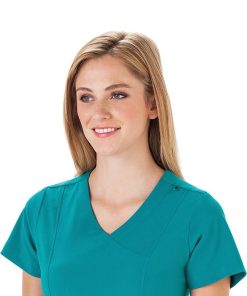 Jockey Scrubs Clearance Women's Mock Wrap Scrub Top -Silverts-shop 3 wh 2306 clearance 650